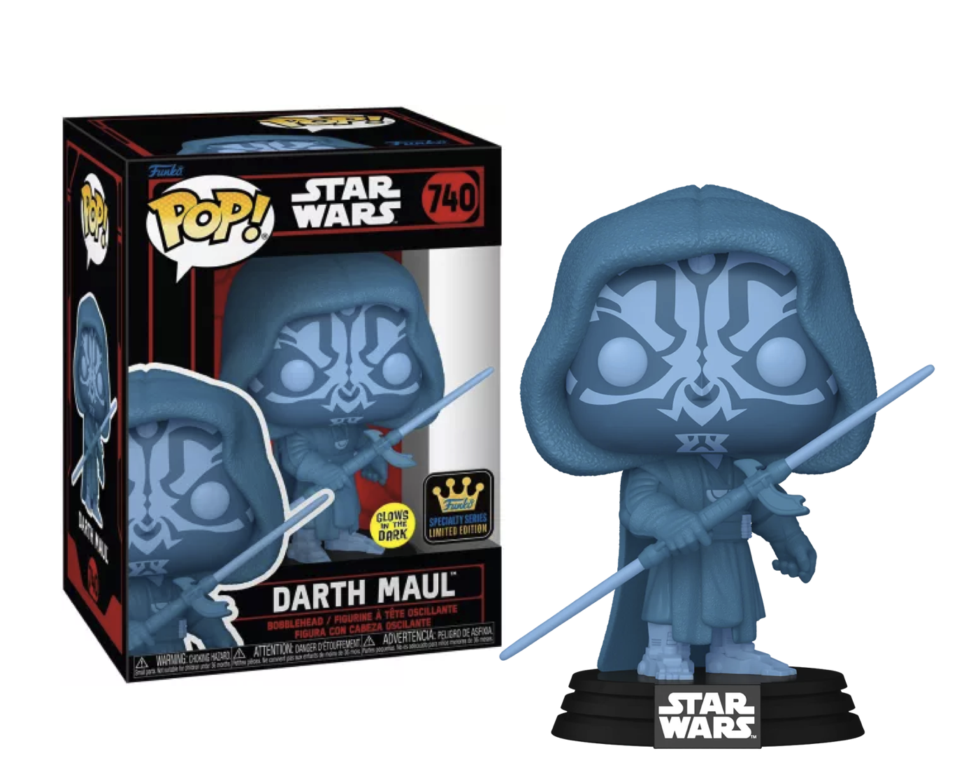 Darth Maul N°740 GITD Funko Exclu