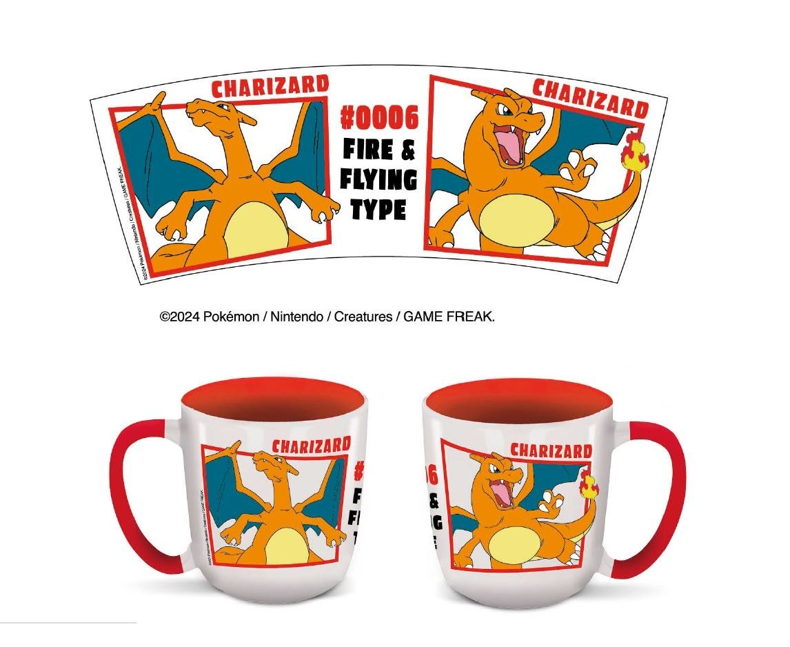 POKEMON - Dracaufeu - Mug Elite Intérieur Coloré - 384ml