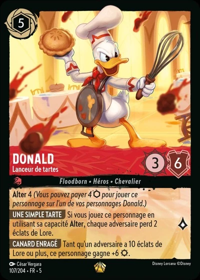 Donald, Lanceur de tartes 107/204 • FR • 5