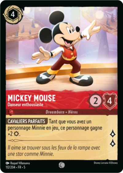 Mickey Mouse, Danseur enthousiaste 112/204 • FR • 5