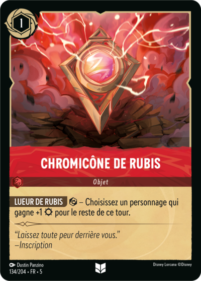 Chromicône de Rubis 134/204 • FR • 5