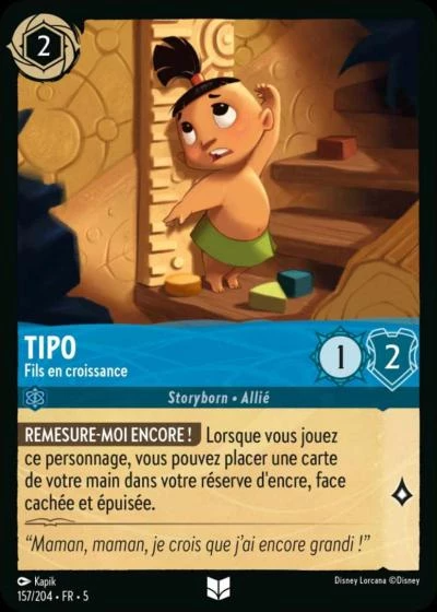 Tipo, Fils en croissance 157/204 • FR • 5