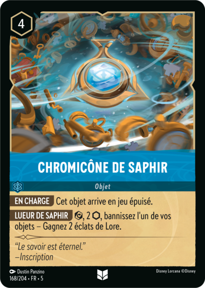 Chromicône de Saphir 168/204 • FR • 5