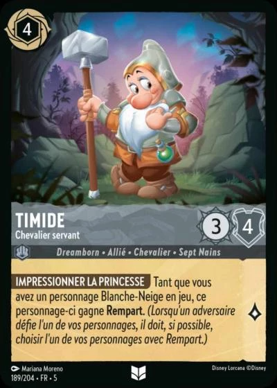 Timide, Chevalier servant 189/204 • FR • 5