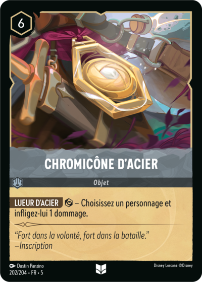 Chromicône d'Acier 202/204 • FR • 5