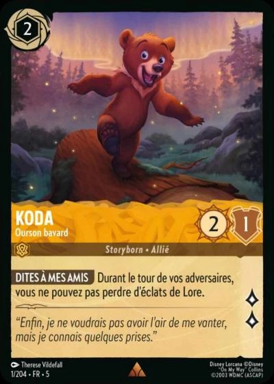 Koda, Ourson bavard 1/204 • FR • 5