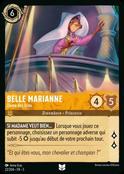 Belle Marianne, Dame des lices 22/204 • FR • 5