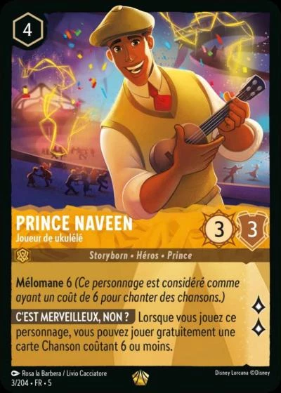 Prince Naveen, Joueur de ukulélé 3/204 • FR • 5