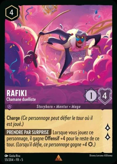 Rafiki, Chamane duelliste 55/204 • FR • 5