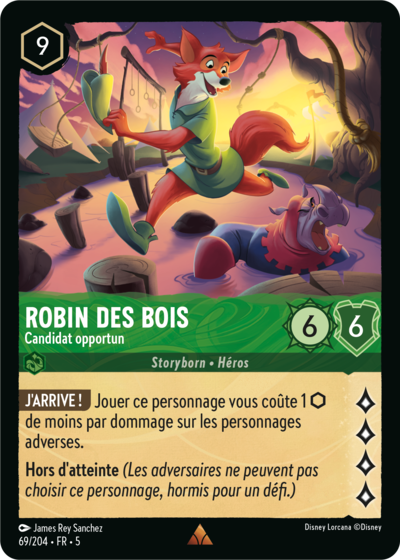 Robin des Bois, Candidat opportun 69/204 • FR • 5