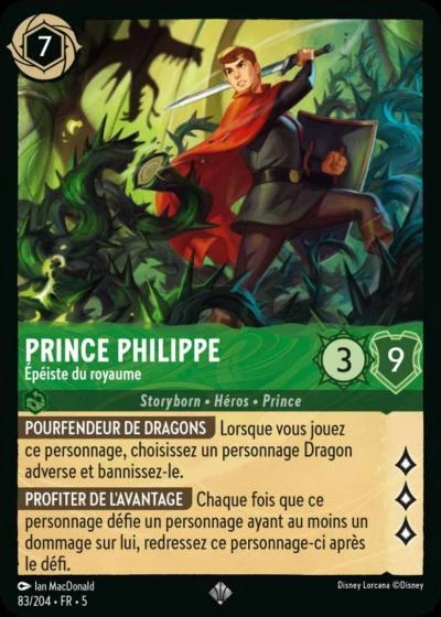 Prince Philippe, Épéiste du royaume 83/204 • FR • 5