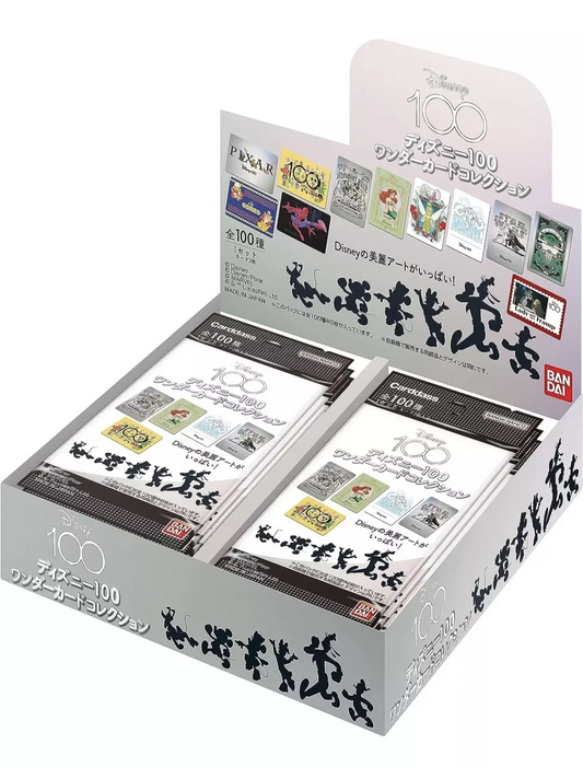 Disney 100 Wonder Card Collection Display Box Bandai