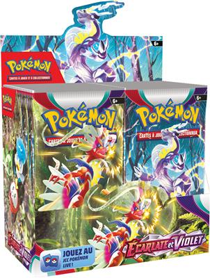 Display de 36 Boosters Pokémon Écarlate Violet – EV01