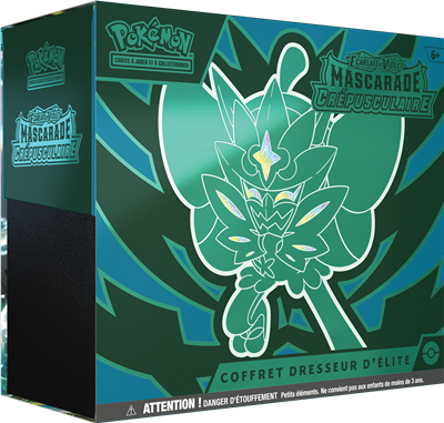 Coffret Dresseur D’Élite ETB Pokémon Mascarade Crépusculaire – EV 6 – Ogerpon