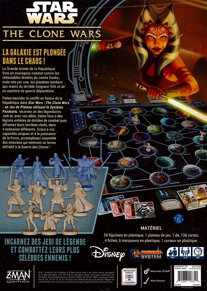 Star Wars : Clone Wars - Pandemic System