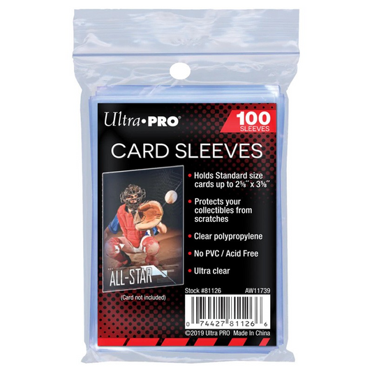 Ultra Pro - 100 sleeves standard - cartes 66 x 91 mm - soft transparent